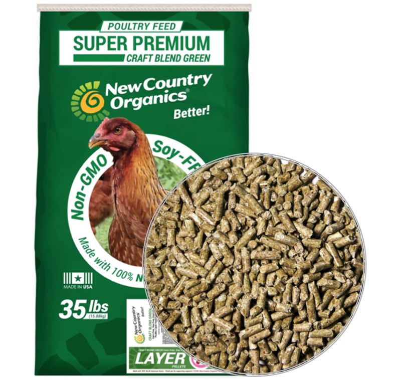New Country Organics Craft Blend Layer Pellets 35 lbs