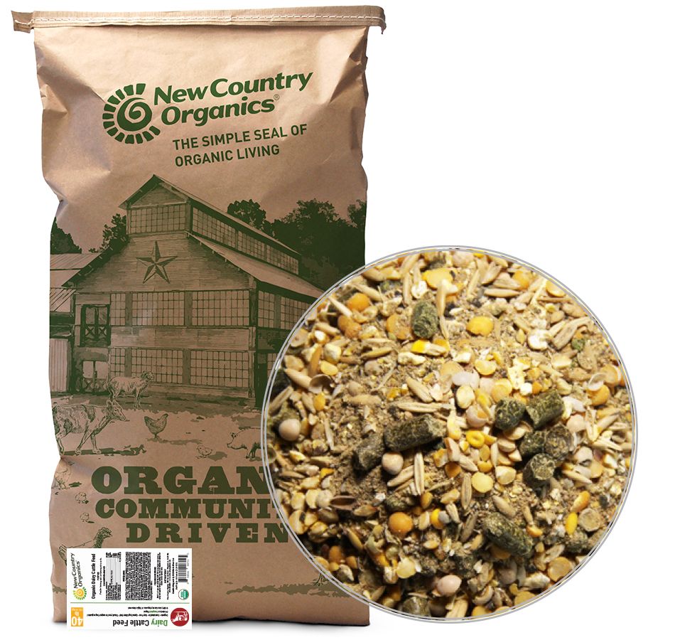 New Country Organics Dairy Cattle Feed, 40 lb