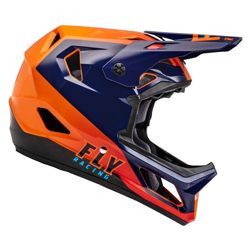 Casque FLY RAYCE orange/navy/noir