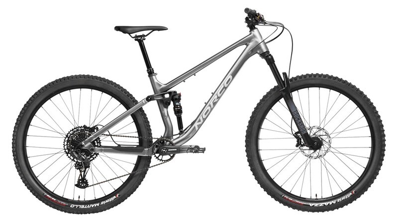 Vélo montagne NORCO Fluid FS 3 Gris/Argent
