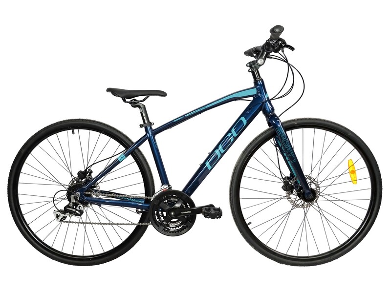 Vélo hybride DCO Odyssey Sport 1 Indigo/Bleu