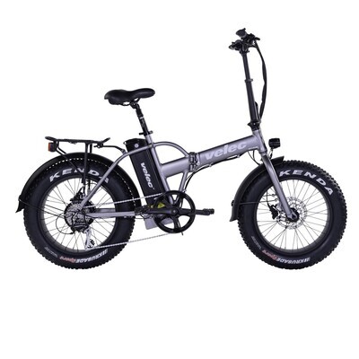 Vélo électrique VELEC FB48 Titane - Batterie 10Ah