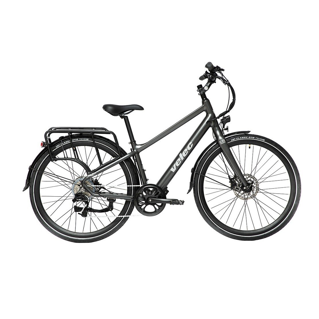 Vélo électrique VELEC Citi 350 Titane - Batterie 10Ah
