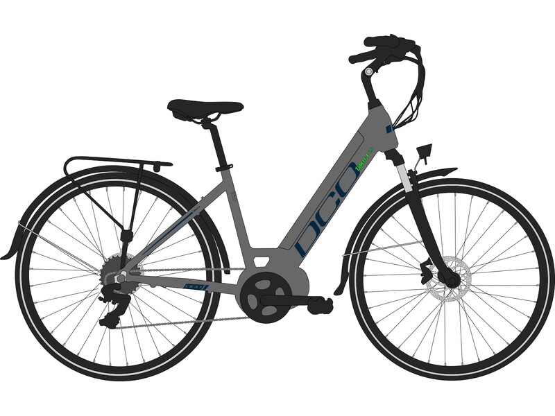 Vélo électrique DCO LIBERT-E GRIS MAT