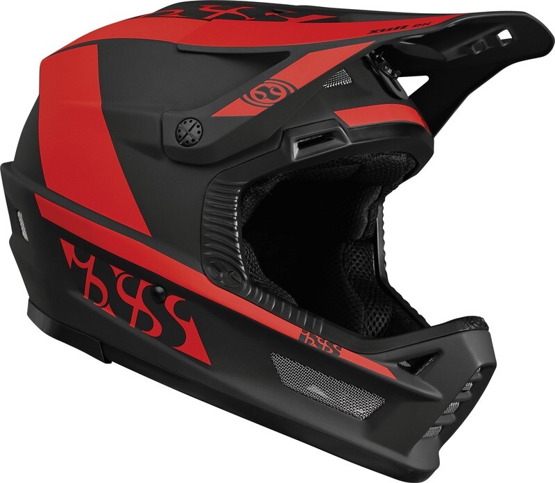Casque IXS Intégral DH XULT rouge/noir