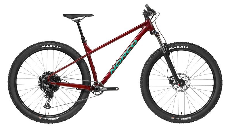 Vélo montagne NORCO Fluid HT 2 Rouge/Vert