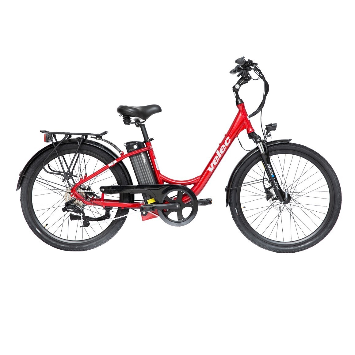 Vélo électrique VELEC A2 Rouge - Batterie 13Ah