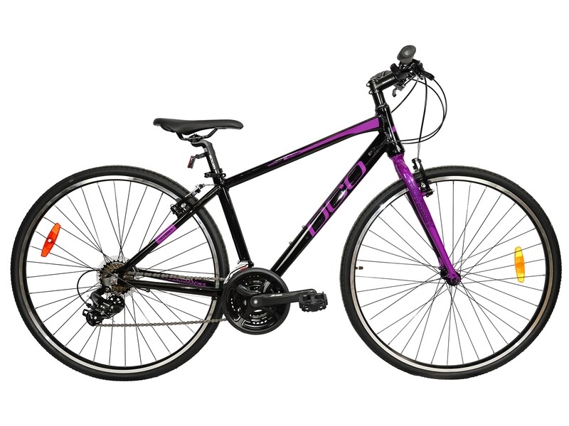 Vélo hybride DCO Odyssey Noir/Mauve