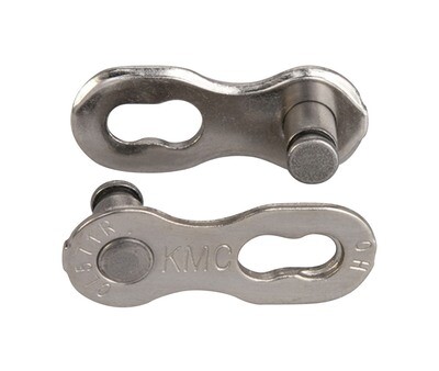 7/8 Vitesses | Maillon KMC Missing Link CL571R Argent | Rivet 7.1mm