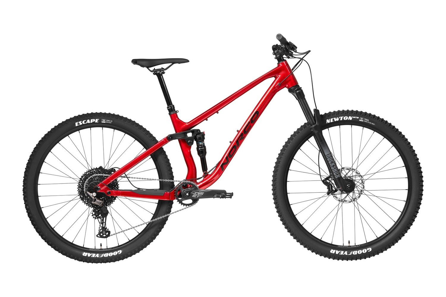 Vélo montagne NORCO Fluid FS 4 Rouge/Noir