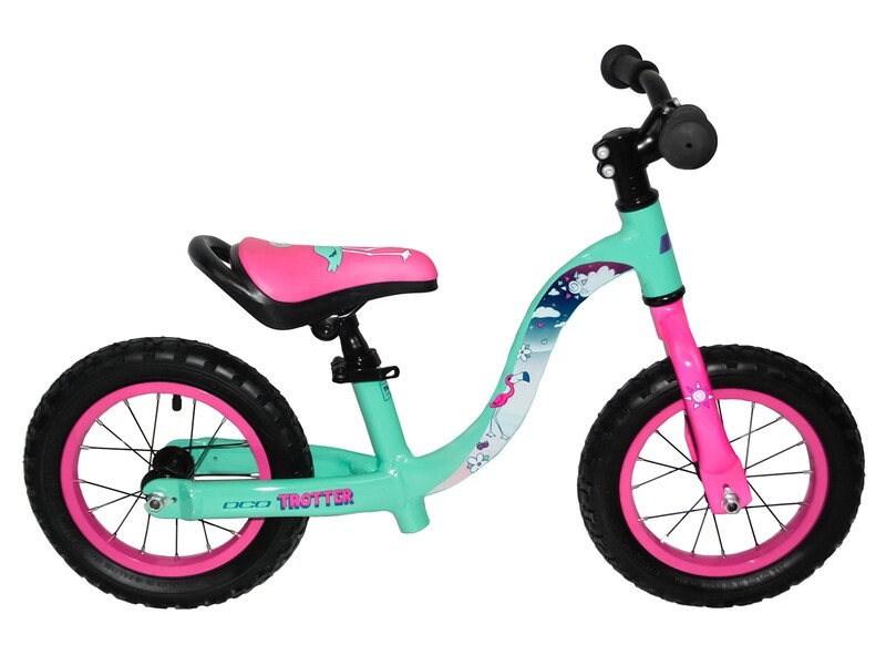 Vélo d&#39;enfant DCO Trotter Aqua/Rose