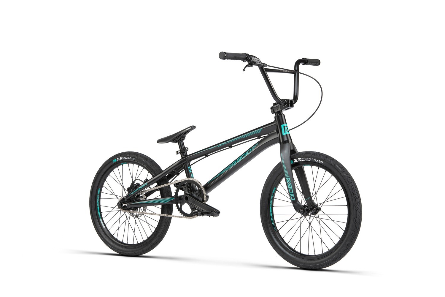 Vélo BMX RADIO Raceline Quartz PRO XXL Noir 21.75TT