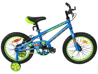 Vélo d'enfant DCO  Galaxy 16 Bleu/Vert