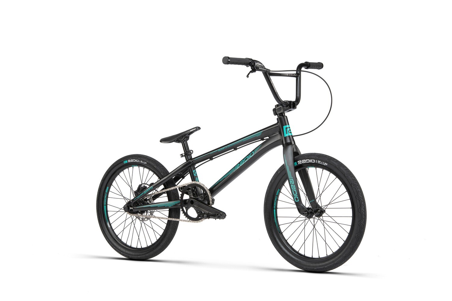 Vélo BMX RADIO Raceline Quartz PRO XL Noir 21.25TT