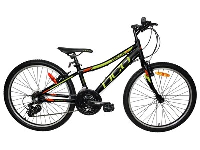 Vélos d'enfant DCO Satellite AL Noir/Vert Jungle/Orange