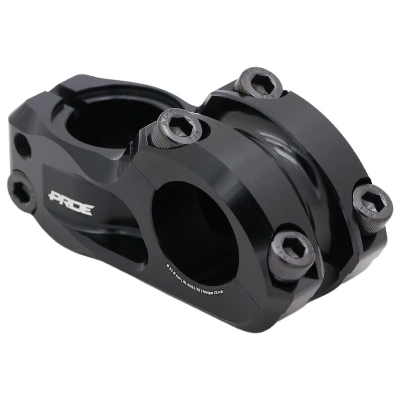 Potence PRIDE RACING Cayman V2 Noir 31.8mm x 45mm