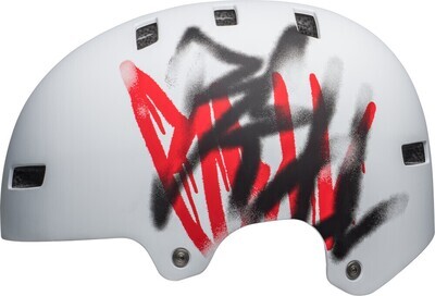 Casque BELL LOCAL MT Blanc Graffiti