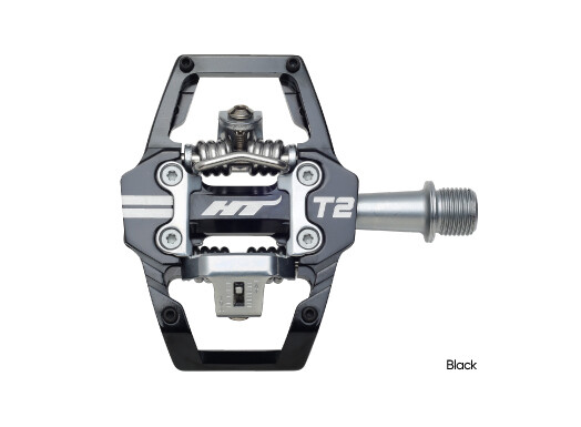 Pédales HT T2 Noir/ Argent