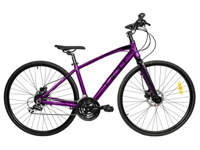 Vélo hybride DCO Odyssey Sport 1 Violet Foncé/Noir