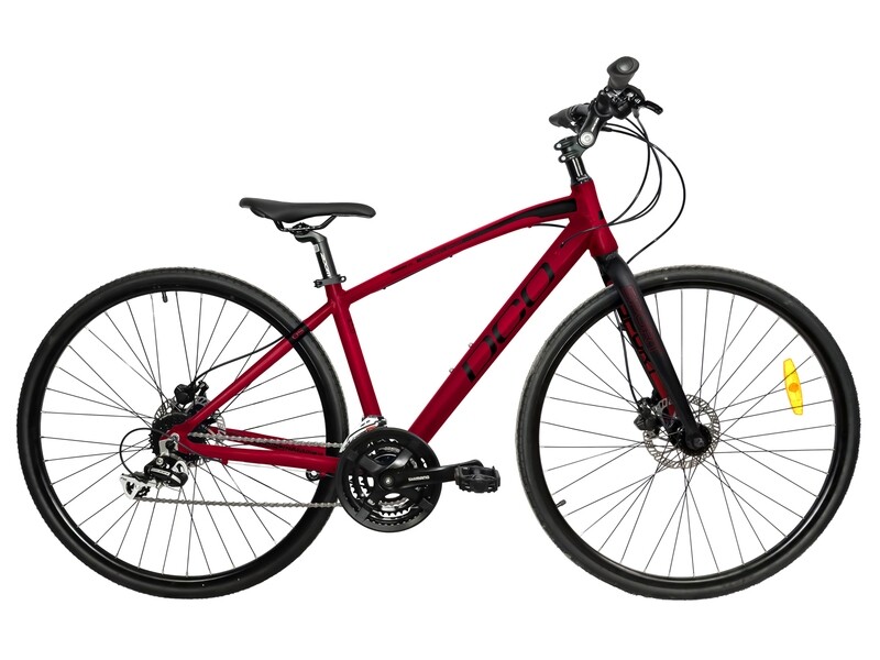 Vélo hybride DCO Odyssey Sport   Rouge/Noir Mat