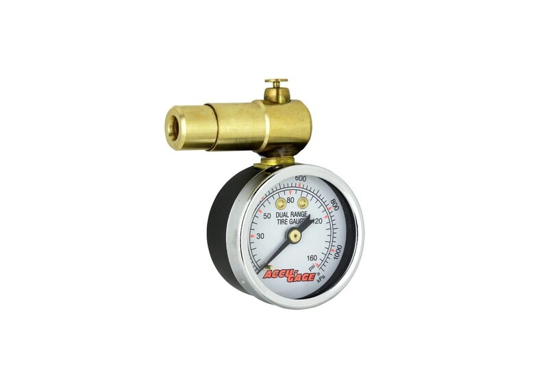 Manomètre ACCU-GAGE PR160BX - Valve presta, 0-160psi