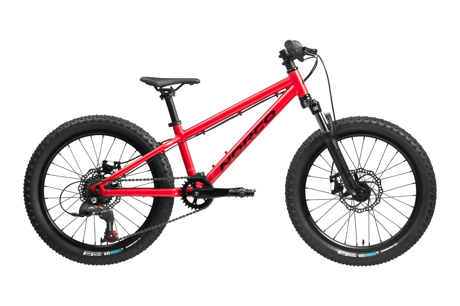Vélo d&#39;enfant NORCO Fluid HT 20.2 Rouge/Noir
