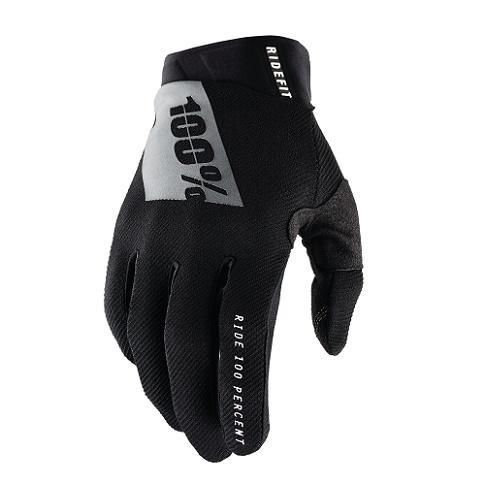 Gants 100% Ridefit Noir/Blanc