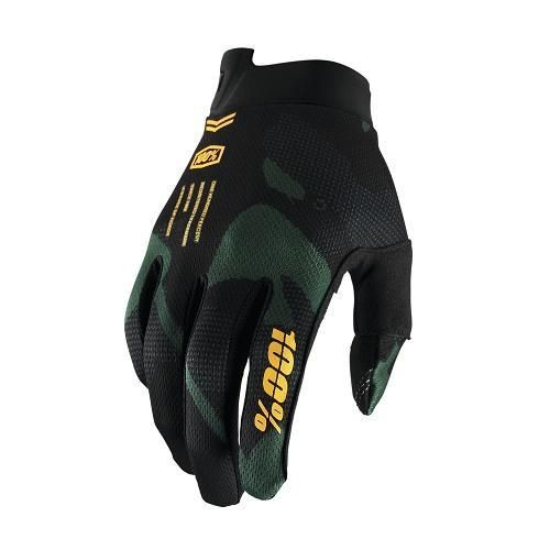 Gants 100% iTrack Sentinel Noir/vert