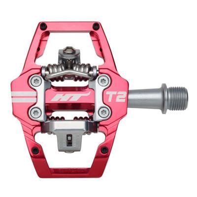 Pédales HT T2 Rouge