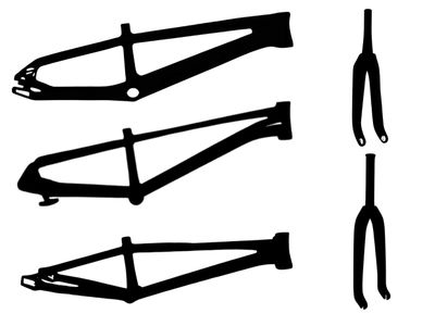 Cadres et Fourches de BMX Race