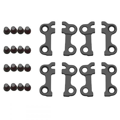Pièces de pédales HT Hook Plate T2-T2SX-M2 Noir