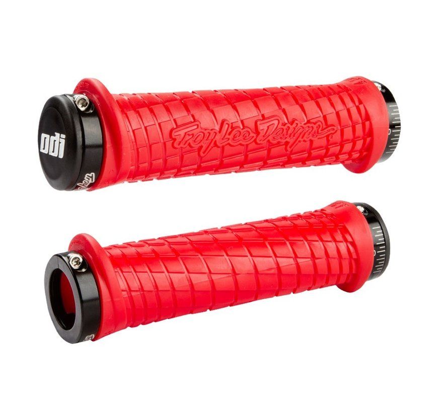 Poignées ODI Troylee design L-O, Color: Rouge/Noir