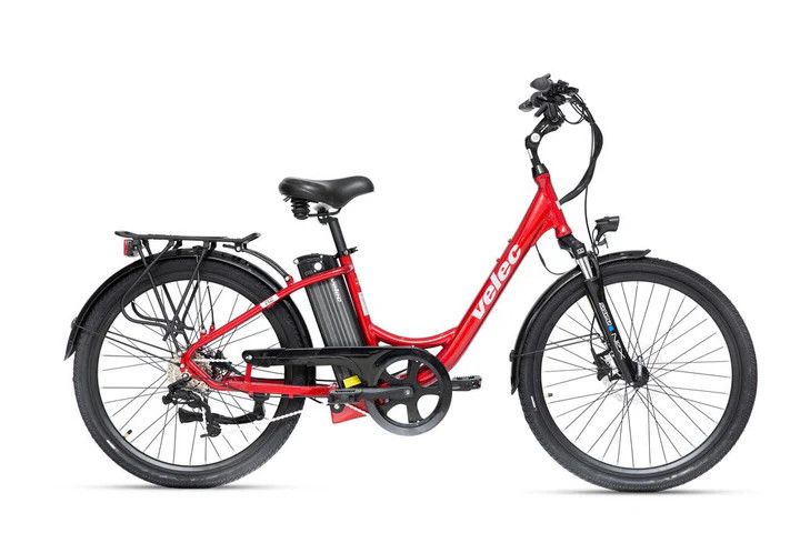 Vélo électrique VELEC A2 Rouge - Batterie 20Ah