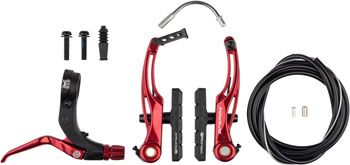 Ensemble de frein à tirage linéaire Promax P-1/Click V-Point - 108 mm Rouge