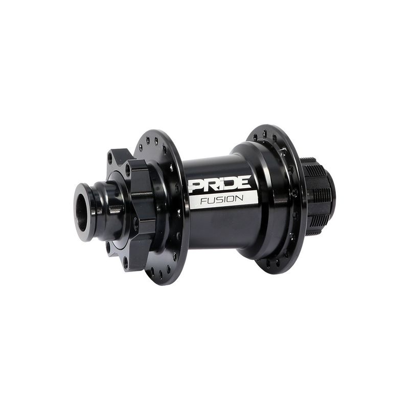 Moyeu arrière 15mm PRIDE Fusion Noir - 36 trous - Disque 6 boulons - Cassette  Shimano HG - 110mm x 15mm