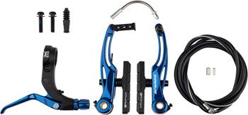 Ensemble de frein à tirage linéaire Promax P-1/Click V-Point - 108 mm Bleu