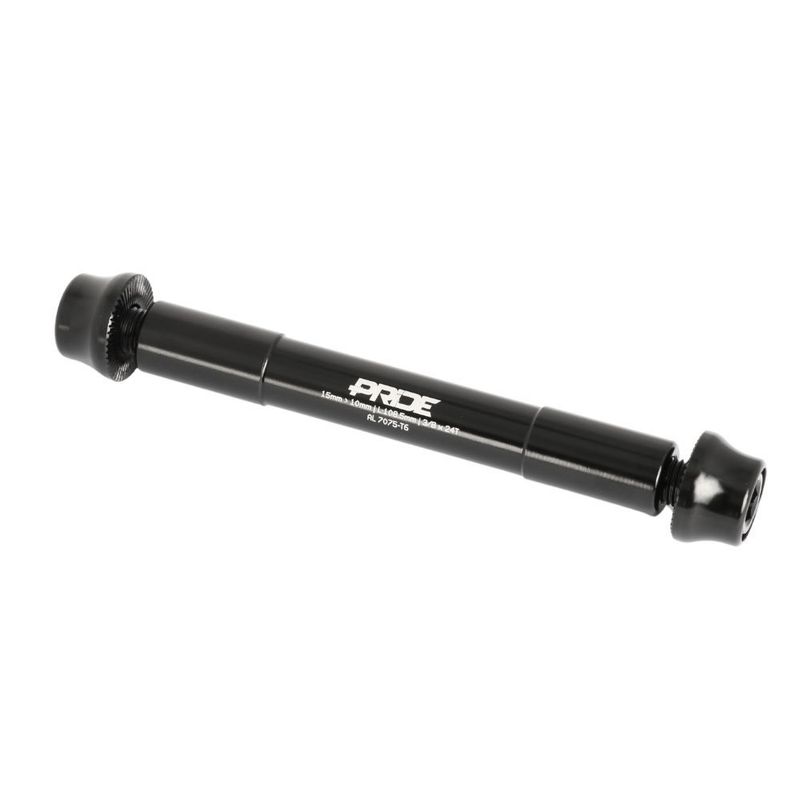 Kit Adaptateur PRIDE axe 15mm vers 10mm Noir