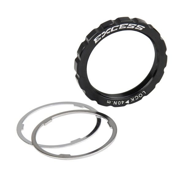 Bague de verrouillage en alliage EXCESS Lock Ring Noir