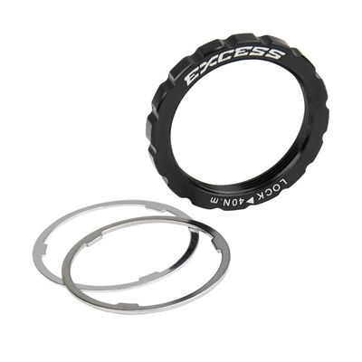 Bague de verrouillage en alliage EXCESS Lock Ring Noir