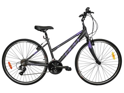 Vélo hybride DCO Elegance 701 Noir/Mauve Mat
