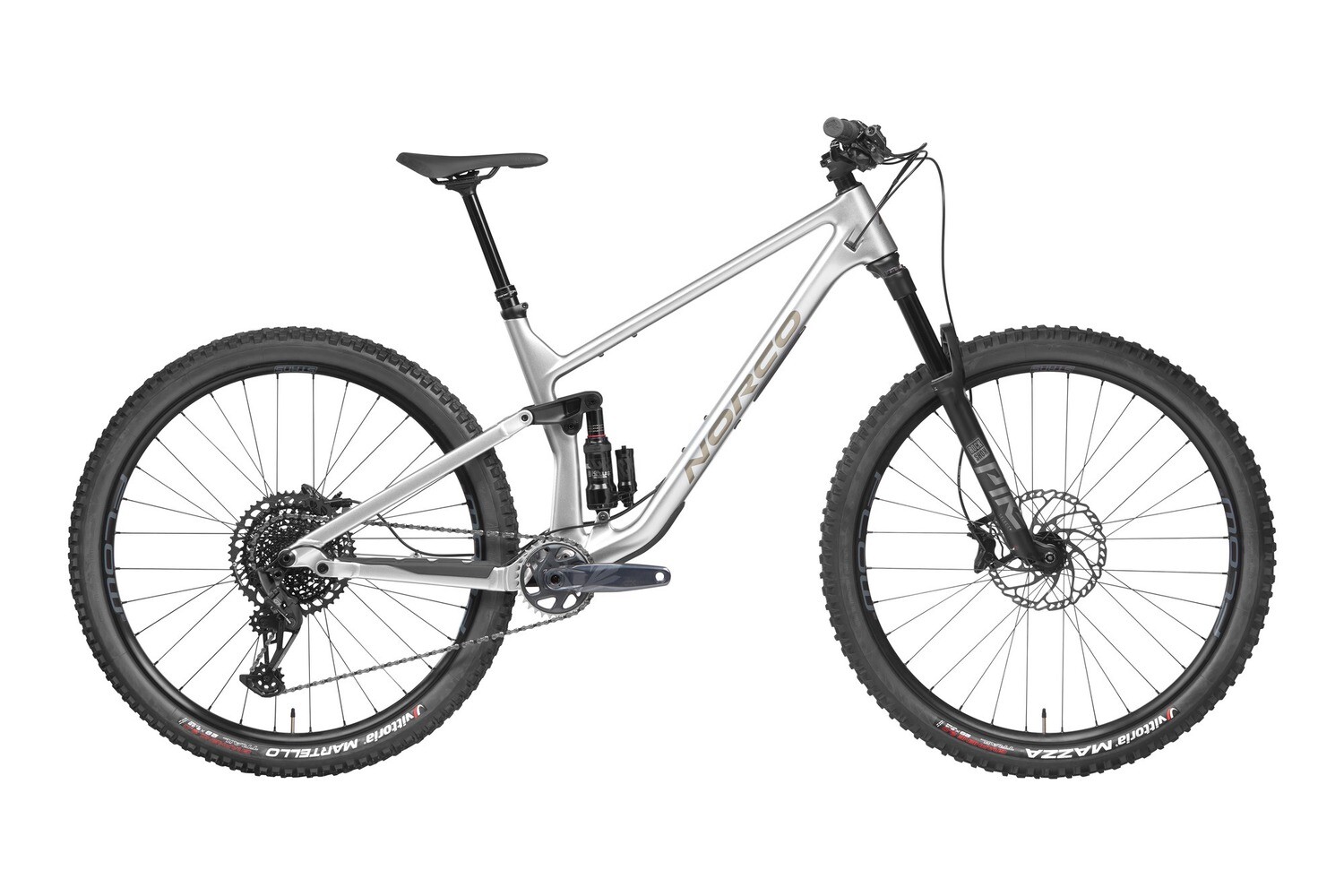 NORCO Optic C2 SRAM 2023 | Vélo montagne | Gris/Chrome