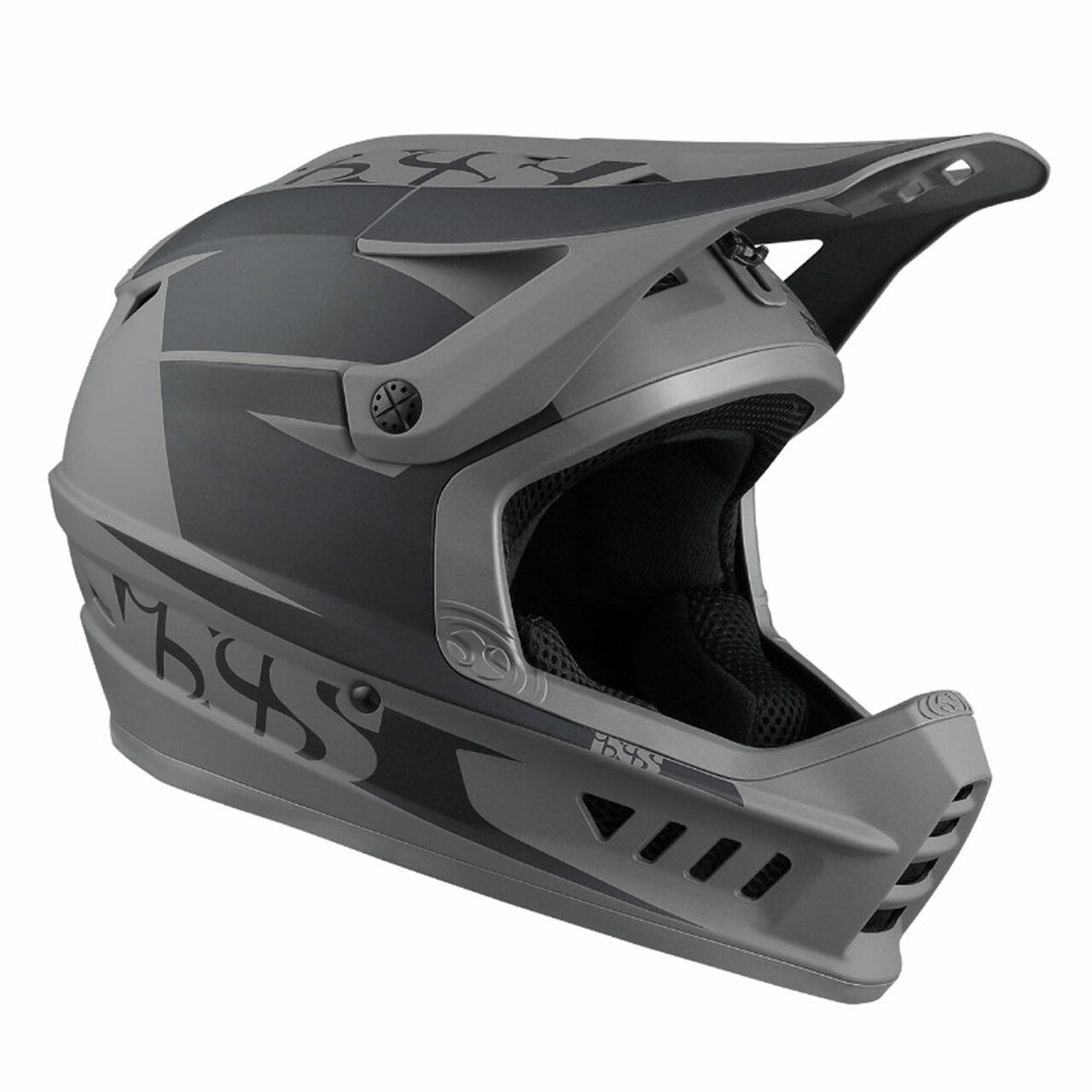 Casque IXS Xact Evo Noir / Granite, Size: Moyen/Grand (57-59 cm)