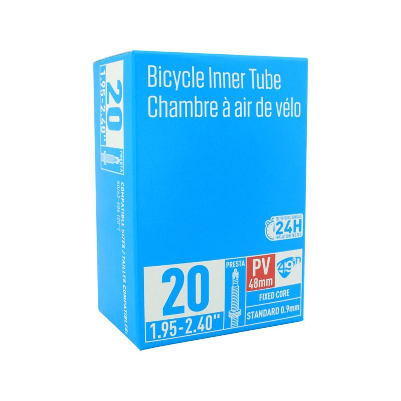20" | Chambre à air 49N Valve Presta 48mm, Size: 20" x 1,95" - 2,40"