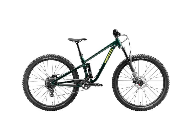 NORCO Fluid FS Youth 2026 | Vélo montagne |  Vert foncé 27.5 po