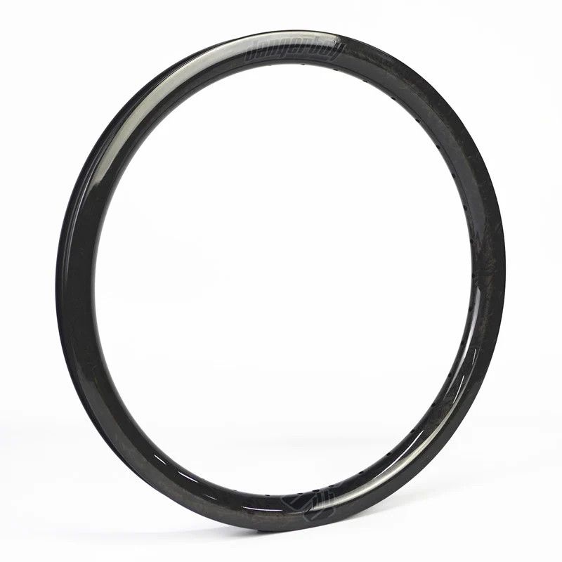 DANGERBOY Carbon | Jante de BMX 20 pouces, Couleur: Noir-Noir Lustré (Marble Edition), Taille: Pro 20 po (406) - 36 Trous