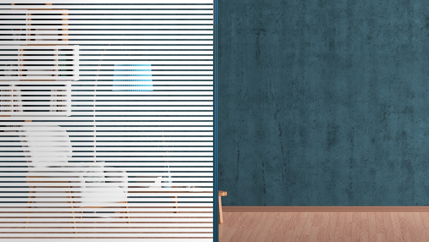 10mm White Lines Decorative Window Film