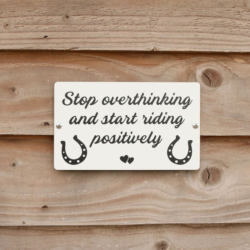 Stop overthinking..