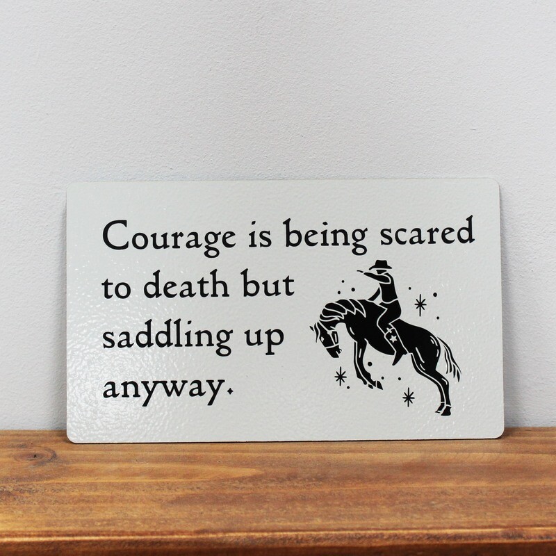 Courage is..