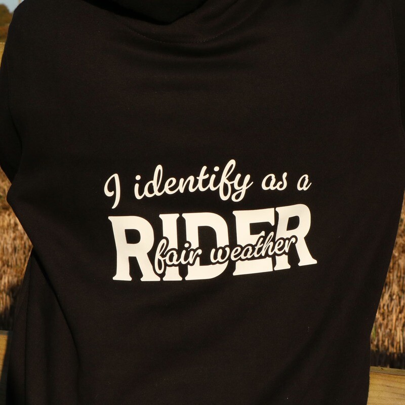 I identify as a Fair Weather Rider