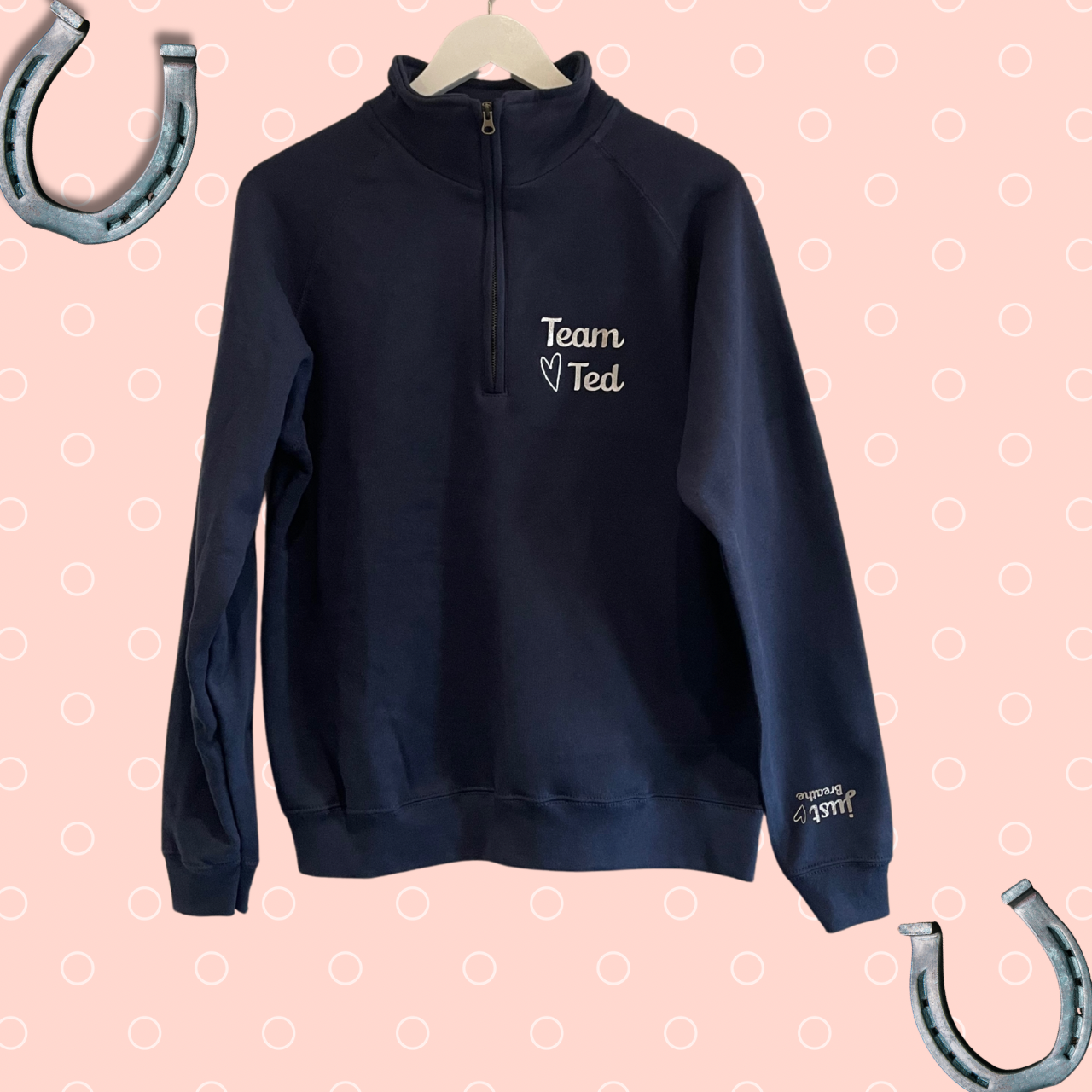 Quarter Zip Sweatshirt - Navy